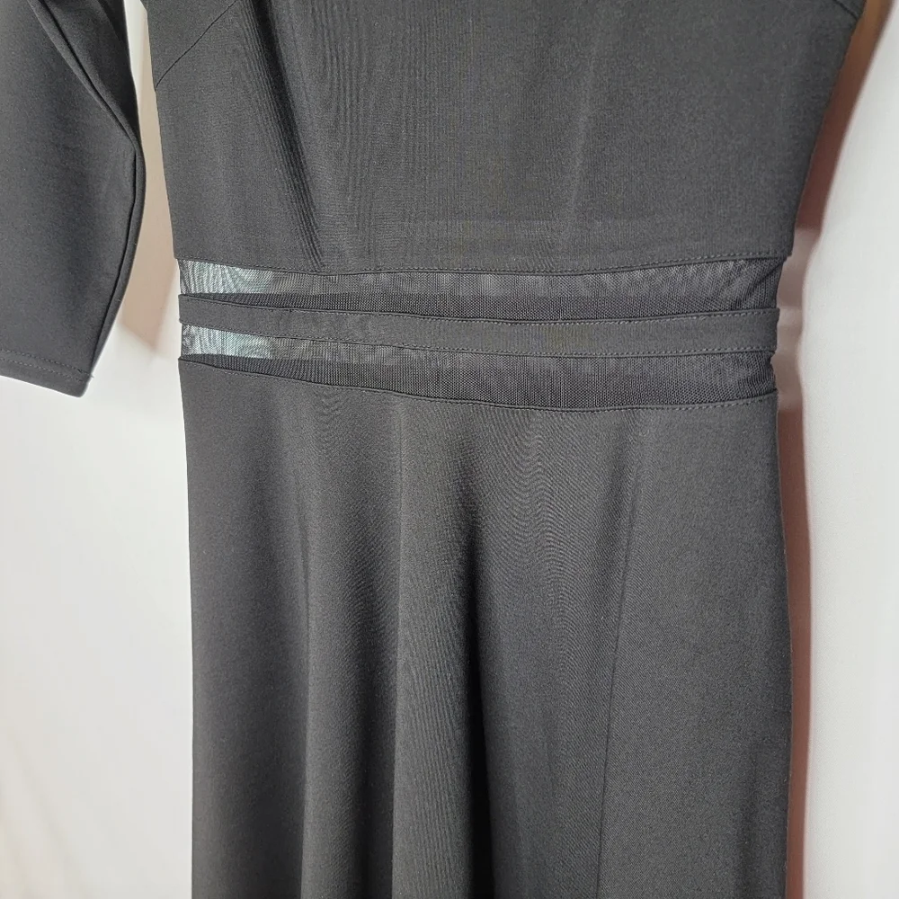 Lulu's Fit and Flare Black Skater Dress - Picture 2 of 10